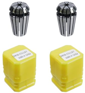 Rannb ER16 Collet Set 5/32 Dia Spring Collet Set for CNC Clamping Device Engraving Machine-2pcs