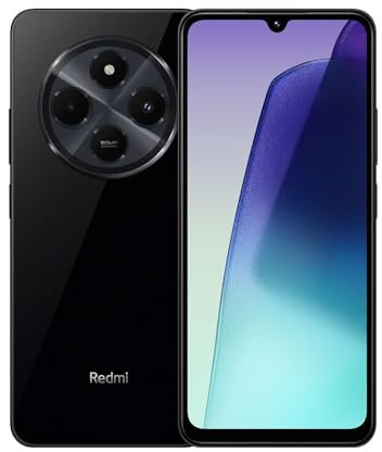 Xiaomi Redmi 14C 4+128GB Smartphone, 6.88 120HZ LCD HD+Screen, 50MP AI Dual Camera, 5160Mah,NFC,Black(no charger included)