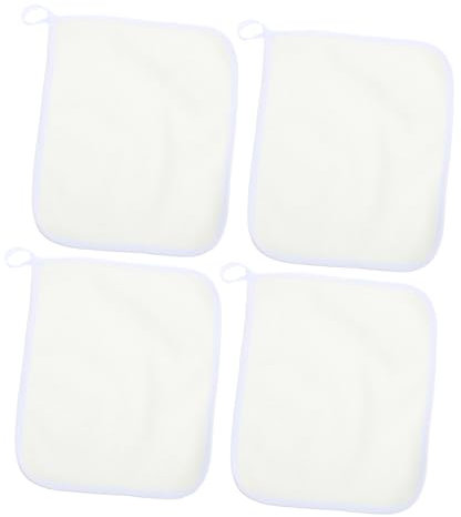 SHERCHPRY 4stücke Peeling Waschlappen Für Dusche Doppelseitig Körper Und Gesichtswäscher-handtücher Sanft Gewebte Badetücher Für Männer Und Frauen Beige