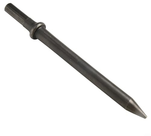 Scalpello per martello pneumatico, in acciaio resistente, con gambo esagonale, per meccanici, artigiani e appassionati di fai da te