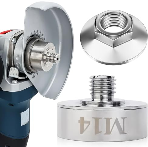 GOEDCH Adaptateur X-Lock avec Contre-écrou M14: Adaptateur M14 pour Xlock, Accessoire pour Meuleuse D'angle, Adaptateur X-LOCK sur Filetage M14, pour forets diamantés, lames de scie, couteaux de coupe