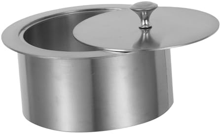 MAGICLULU Tapa De Cubo De Basura Empotrada Tapa De Cubo De Basura Empotrada Para Encimera Para Encimera Para