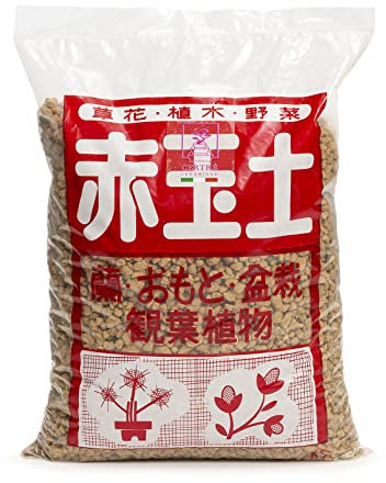 Akadama Ibaraki Terreau pour bonsaï à Grain Fin/Moyen (2-5 mm) 2 litres - (P.S. Vous Pouvez Commander 5 Sacs dans LA MÊME Commande en PAYANT Un Seul Frais DE Livraison)
