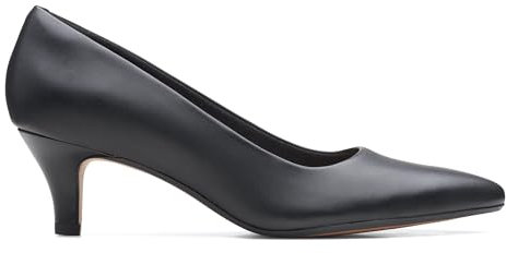 Clarks Women's Linvale Jerica Pumps, Black Black Leather, 9 UK
