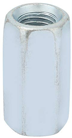 Dado lungo in acciaio al carbonio, dado zincato lungo con asta lunga Dado esagonale allungato M18 * 55 * 26 Parti di riparazione filettate