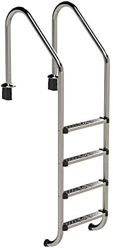 Well2wellness® - Scala a 4 livelli, Scaletta Piscina Interrata, Sporgenza 180 mm, Modello ECO V2A