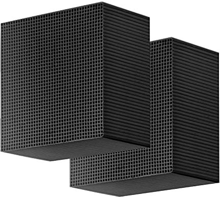 2 Pack Wasserreinigung, Cube Aktivkohle Nano Wasserreinigungsfilter für Wasseraquarium Aquarium Fish