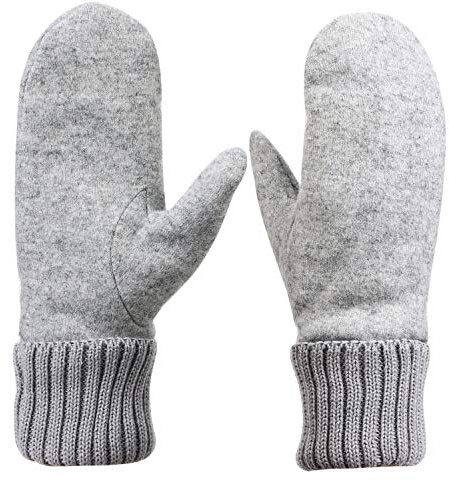 Gants d'Hiver Automne Pour Femmes Moufles Laine Doux gants Epais Chaud Mitaines Plein-Doigts en Tricotés Gloves Thermique Gants de Ski Snowboard Sports en Plein Air Cadeau pour Noël Anniversaire