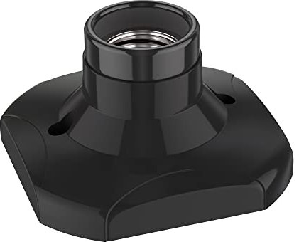 ledscom.de Deckenleuchte/Lampenfassung ELEKTRA, schwarz, 1x E27 max. 60W