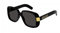 GUCCI Womens GG0318S Sunglasses, Black-Black-Grey, 51