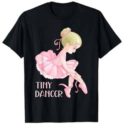 Tiny Dancer Ballerina Girl Ballet Dancing Kids Dance Cute T-Shirt