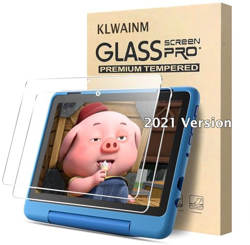 KLWAINM [2 Stück 10 Kids Pro Tablet 2021(Nicht Geeignet 2023 Modell) Schutzfolie Screen Protector Displayschutz 2.5D 9H HD Härte Anti-Kratzen Bläschenfrei Hartglas Schutzglas Glas Folie