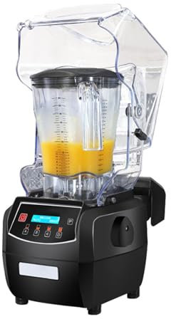 YSFHYAN 1500W Frullatore Professionale,Frullatore Ad Alte Prestazioni,Smoothie Blender,Multi Funzionale,Pulizia con Un Clic,Adatto per Negozi di tè al Latte E Negozi di Dessert