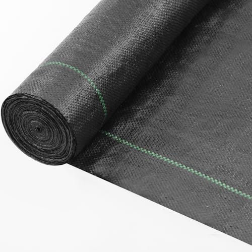 BONAVCY Heavy Duty Weed Control Membrane 3Mx10M, Weed Suppressant Membrane Ground Fabric Cover for Patios Garden, Flower Beds, Landscaping