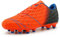 Hawkwell Kinder-Fußballschuhe für festen Boden im Freien für Training und Wettkampf, Orange, PU, EU 29