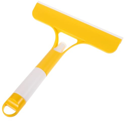 Operitacx 3-in-1 Multi-Functional Household Glass Wiper Spray Cleaner with Brush Handheld Squeegee for Bathroom Mirrors, Shower Doors, Car Windshield and Window Cleaning Tools