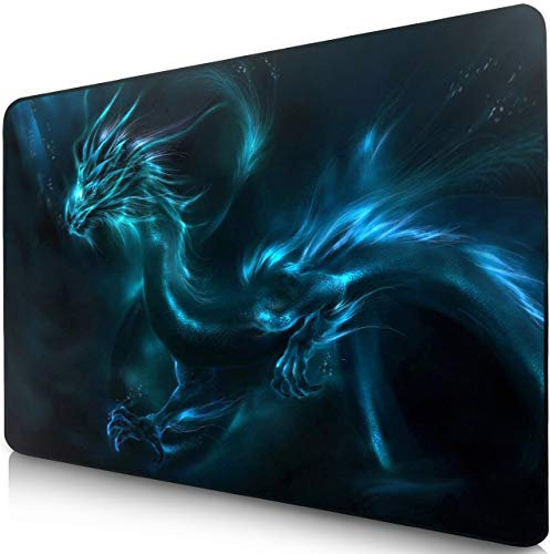 Sidorenko Gaming Mauspad | Mousepad | spezielle Oberfläche verbessert Geschwindigkeit und Präzision | Fransenfreie Ränder | rutschfest | Blau