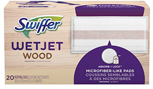 Swiffer Wetjet Wood Mopping Pad Refill, 20 Count
