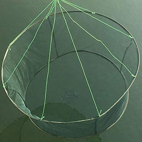 Venus valink Red plegable de pesca para pesca de gambas, cangrejo, camarón, muelle de puerto, estanque, pesca de cangrejos, cangrejos, langostas, cangrejos, langostas, cangrejos, langostas, cangrejos