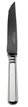 Robbe & Berking Alt-Spaten Steakmesser Frozen Black (925 Sterlingsilber)