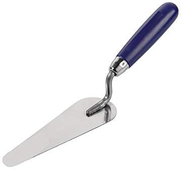 JeCo - Katzenzungenkelle - Zungenkelle, Länge 160 mm, mit Buchenholzheft, rostfreier Edelstahl