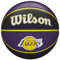 Wilson Basketball NBA TEAM TRIBUTE, LA LAKERS, Outdoor, Gummi, Größe: 7, Lila und Gold