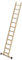 PROREGAL Stufen-Anlegeleiter Holz mit Traverse | 12 Stufen | Leiter, Teleskopleiter, Trittleiter, Bockleiter, Sprossen-Doppelleiter