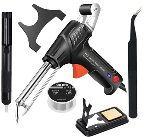 soudage au laser industriel chauffé en interne, Gun soudage métallique simple 3-en-1, 2025 Nouvel ensemble d'outils fer soudage multifonction, Soudage laser à une main semi-automatique (Black)