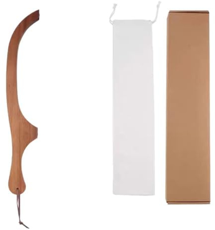 LIXSAZSE Utensilios de cocina con lazo, corte esencial de pan con sierras de pan de precisión, rebanador de fermentada, cortador de fermentada de aluminio adecuado, marrón, Acacia mangium