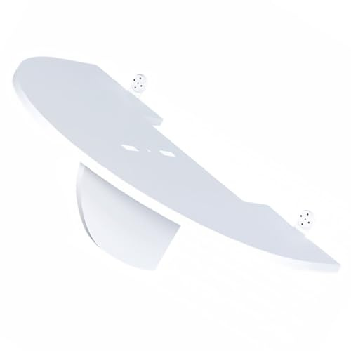 YARNOW Supporto per Videoproiettore da Parete senza Foratura in Pvc Bianco Elevata Capacità di Carico per Casa e Ufficio