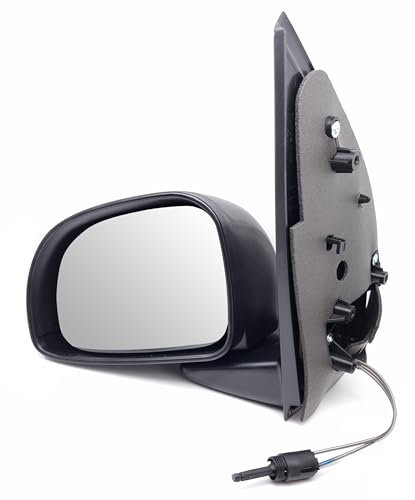 BSSTORE Specchietto Retrovisore Esterno Nero per Panda dal 2012 (312, 319) con Regolazione Manuale (Sinistra - Lato Conducente)