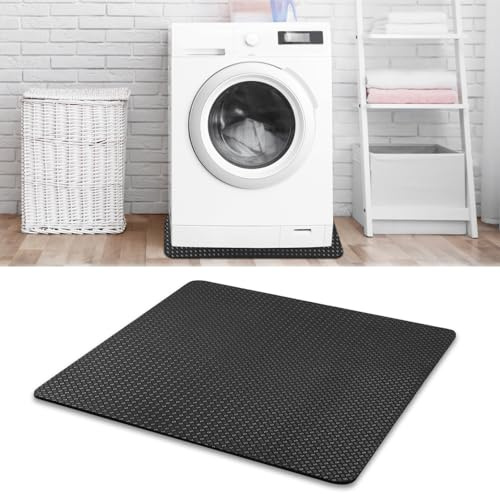 Waschmaschinenauflage 60x60cm, Beidseitig Rutschfest Antivibrationsmatte Waschmaschine Abdeckung, Unterkühlschrank Matten Bodenschutzmatte für Trockner Waschmaschine