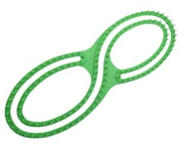 Guangcailun Tabla de tejer duradera, fabricada en plástico confiable, ideal para proyectos de tejido infinitos, que garantiza durabilidad y repetición. Herramienta para tejer a mano. Tabla para