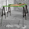 2x TRUTZHOLM Arbeitsbock Gerüstbock höhenverstellbar Teleskop Klappbock | 2er Set 300kg Tragkraft | Stahlbock 150kg je Bock Unterstellbock Stützbock Falt-Arbeitsbock Teleskop-Arbeitsbock