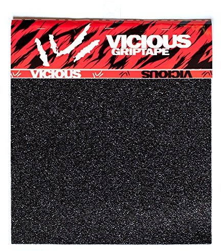 Vicious Rayne Longboards GripTape Lot de 4 grips pour longboard/skateboard Noir 101,6 x 27,9 cm