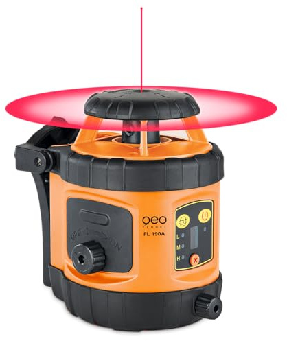 Geo-Fennel FL 190A Livella laser rotante, automatica, portata di 400 m, autonomia di 20 ore
