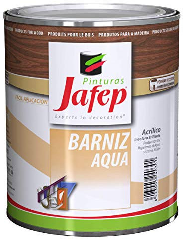 BARNIZ AQUA al agua, acrílico e incoloro 750 ml de JAFEP