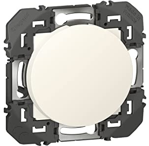 LEGRAND | Obturateur Blanc Composable, Dooxie, Permet De Couvrir Une Boîte D'Encastrement, Possibilité De Perçage Pour Sortie De Fil, Compatible Avec Plaques De Finition