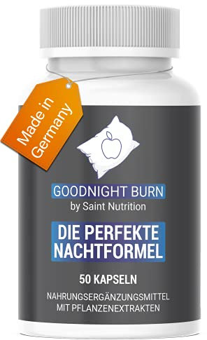 Saint Nutrition® Goodnight F-BURN Kapseln - mit Garcinia Cambogia, vegan & schnell für Männer & Frauen, Hochdosiert