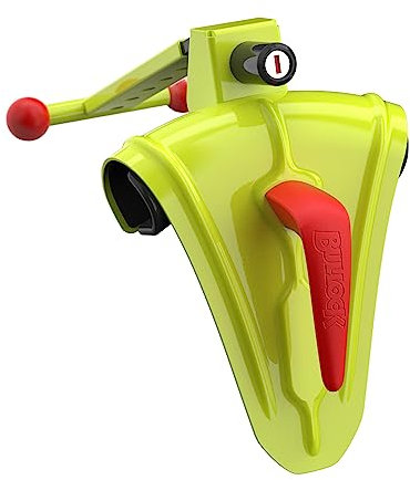 Bullock 146716 Defender Pro Steering Wheel Lock, Green, Red