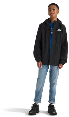 The North Face NF0A8A48KX7 B ANTORA RAIN JACKET Jacket Unisex TNF BLACK/TNF BLACK Größe M