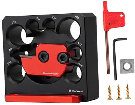 Sharplace Plantilla para Hacer Tacos, Tacos de Madera, Resistente Al Desgaste, Taladro Eléctrico Profesional, Tacos de Fresado, Tacos Ajustables