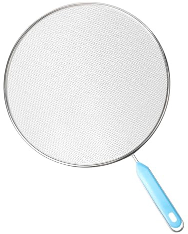 Frying Pan Splatter Guard Splatter Splash Screen for Frying Pan Mesh Splash Splatter Guard for Frying Pan Stainless Steel Splatter Screens Frying Pan Cover for Cooking Frying Pans Pots Frying Pan 29CM