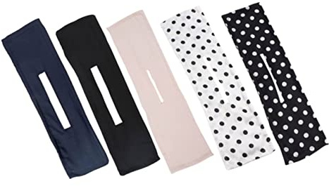 SHERCHPRY Lot de 5 Bigoudis Paresseux pour Cheveux, Tailles Variées, Formeur de Chignon Torsadé en Fil Métallique, Accessoires Coiffure Femme, Faciles à Utiliser pour Coiffures Quotidiennes