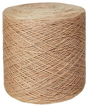 AGSYFFD Ficelle de Jute Naturelle 400m - Corde en Jute 1mm pour Bricolage, Jardinage, Macramé, Emballage Cadeaux, Résistante et Écologique