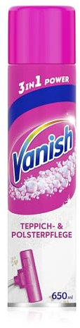 Vanish GOLD Power Schaum Teppichreiniger – Teppich Reinigungsmittel – Extra stark gegen Schmutz, schlechten Geruch & Staub – 1 x 650 ml