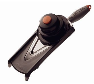 DE BUYER Kobra Mandoline - V-Förmiges Edelstahl-Blade, Edelstahl Metall, Schwarz