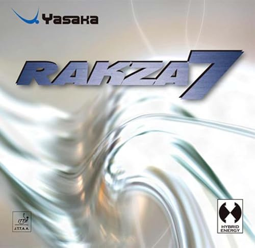 Yasaka Rakza 7 Table Tennis Rubbers (Black, 1.8)