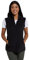Mountain Warehouse Camber Womens Gilet - Lightweight Sleeveless Jacket, Microfleece Bodywarmer, Breathable Vest, Zipped Side Pockets - For Spring Summer, Camping, Hiking Black Women's Size 20