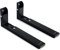 Pronomic UWM-30 BK Universal Mikrowellen Wandhalterung - z. B. für Mikrowelle, Grillofen und HiFi-Geräte - ausziehbar von 30-46,5 cm - inkl. Montagematerial - Tragkraft max. 30 kg- Schwarz